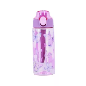 Kulacs Bottle&More 500 ml pillangó, lila