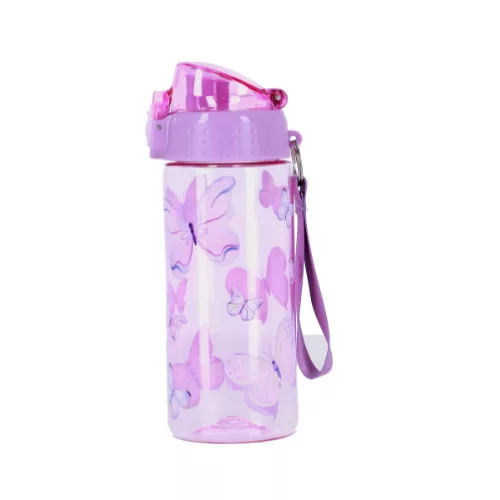 Kulacs Bottle&More 500 ml pillangó, lila