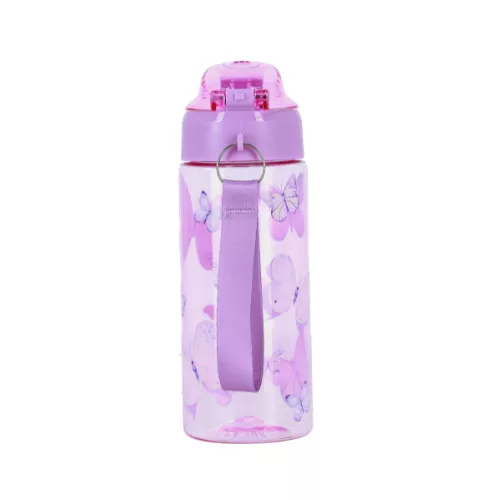Kulacs Bottle&More 500 ml pillangó, lila