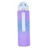 Kulacs Bottle&More 700 ml lila, fehér pöttyös
