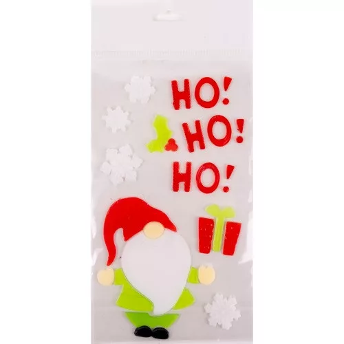 Ablakzselé 15x30 cm orrmanó hohoho