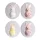 Húsvéti nyuszi gömböc textil akasztóval 8 cm - 4 féle