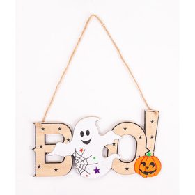 Dekor fa kopogtató szellemes 17,5x9,5 cm