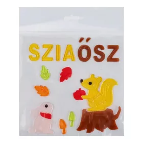 Ablakzselé 20x25 cm Szia ősz felirattal