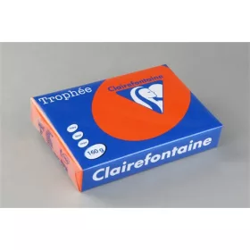   Másolópapír színes Clairefontaine Trophée A/4 160g intenzív lángvörös 250 ív/csomag (1765)