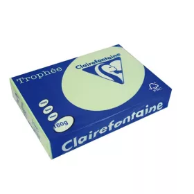   Másolópapír színes Clairefontaine Trophée A/4 160g pasztell mentazöld 250 ív/csomag (1107)