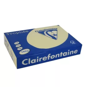   Másolópapír színes Clairefontaine Trophée A/4 160g pasztell sötétkrém 250 ív/csomag (1040)