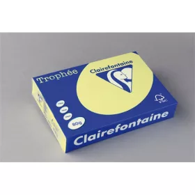   Másolópapír színes Clairefontaine Trophée A/4 80g pasztell nárciszsárga 500 ív/csomag (1778)
