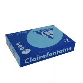   Másolópapír színes Clairefontaine Trophée A/4 80g intenzív királykék 500 ív/csomag (1976)