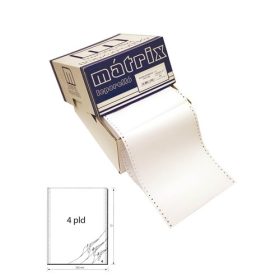   Leporelló MATRIX 240x12 col 4 példányos lapszámozott 450 garn./doboz