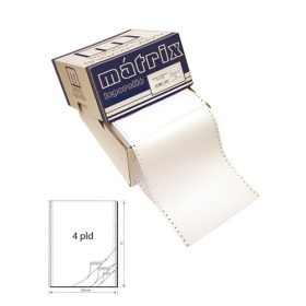   Leporelló MATRIX 240x12 coll 4 példányos 6 collonként perforált 450 garn./doboz