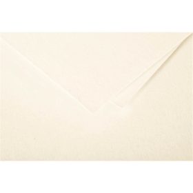   Boríték Clairefontaine Pollen 9x14 cm szilikonos krémszínű