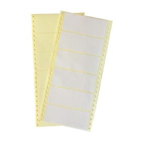   Etikett címke leporellós 127x36,2 mm 4000 db/doboz egypályás