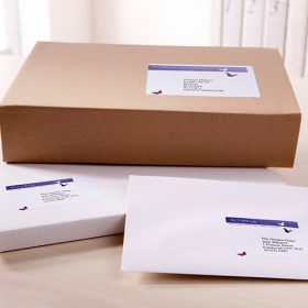   Etikett címke Avery 99,1x93,1 mm nagyfedőképességű fehér