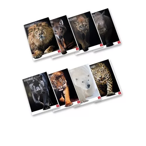 Füzet Pigna Animal A/4 tűzött 42 lapos vonalas