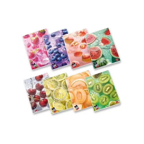 Füzet Pigna Fruits A/4 tűzött 42 lapos vonalas