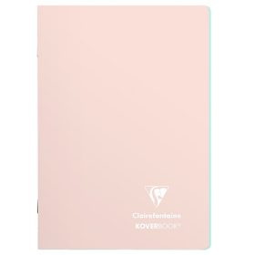   Füzet Clairefontaine Koverbook Blush A/5 48 lapos PP borítású vonalas púderrózsaszín
