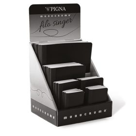   Display Pigna Monocromo varrott PPL többféle méret vonalas és kockás füzetekkel