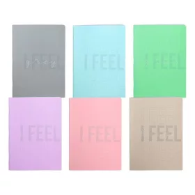   Füzet  Play "feel colors" A/4 tűzött 80 lapos kockás