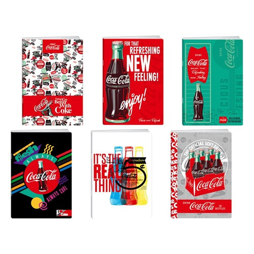 Füzet Bestbuy Coca-Cola A5 50 lapos vonalas