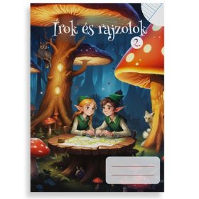   Füzet pd kisalakú Írok és rajzolok II. vonalas-sima 32 lapos