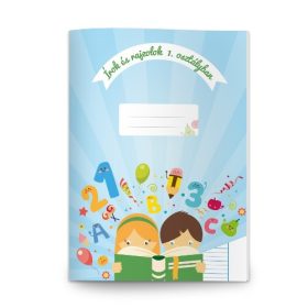   Füzet pd kisalakú Írok és rajzolok I. vonalas-sima 32 lapos zöld