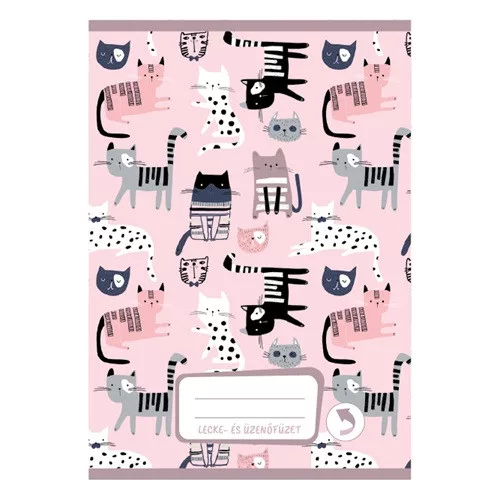 Leckefüzet és üzenőfüzet pd kisalakú 40 lapos