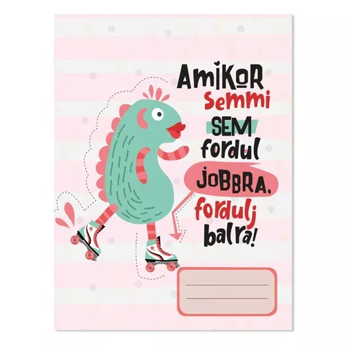 Füzet pd nagyalakú kockás Monsters