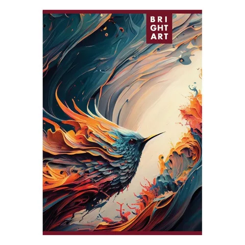 Füzet pd A/4 60 lapos sima Brightart