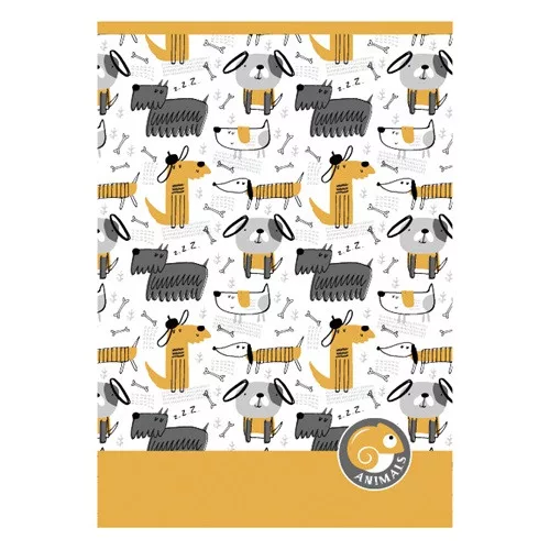 Füzet pd kisalakú 32 lapos sima Animals