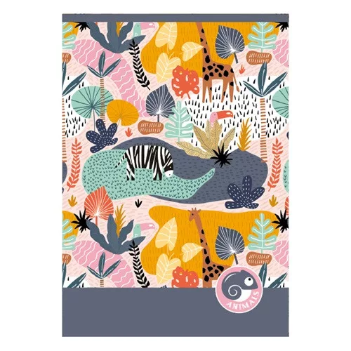 Füzet pd kisalakú 32 lapos sima Animals