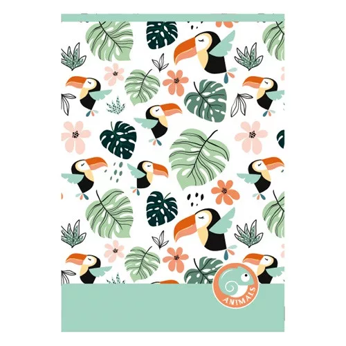 Füzet pd kisalakú 32 lapos sima Animals