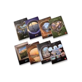   Füzet Pigna Special view A/4 tűzött 42 lapos vonalas margós