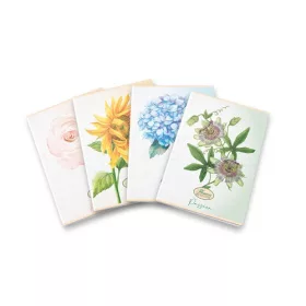   Füzet Pigna Flower special A/4 tűzött 42 lapos kockás margós