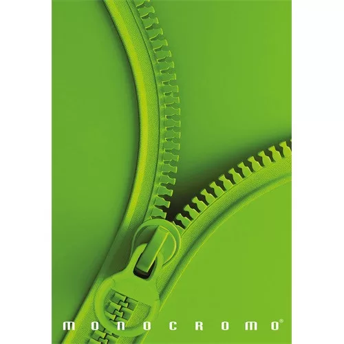 Füzet Pigna Monocromo Zip A/4 tűzött 38 lapos vonalas margós