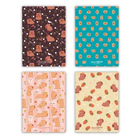 Füzet Forever Young A/4 kockás tűzött Capybara