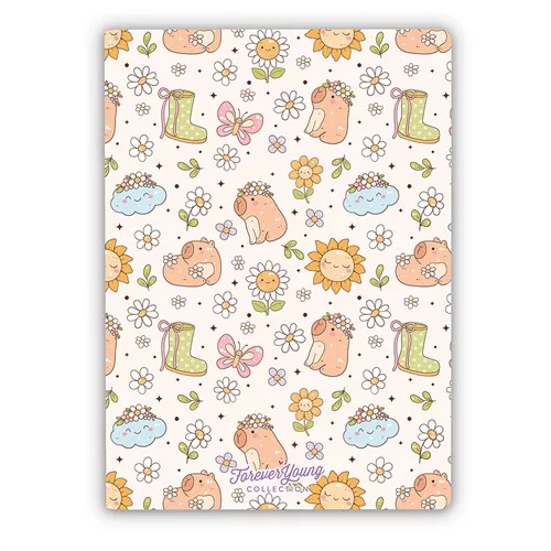 Füzet Forever Young A/4 vonalas tűzött Capybara