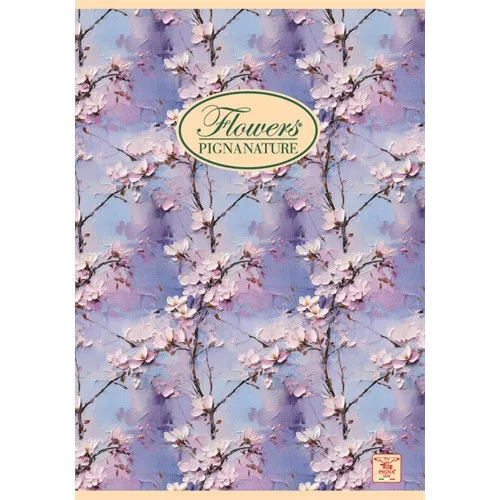 Füzet Pigna Nature Flowers A/4 tűzött 42 lapos vonalas