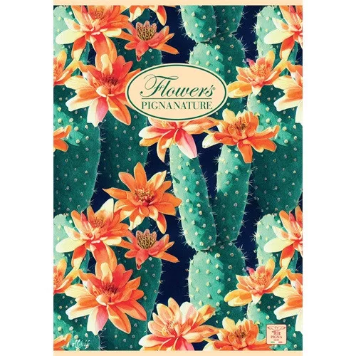 Füzet Pigna Nature Flowers A/4 tűzött 42 lapos vonalas