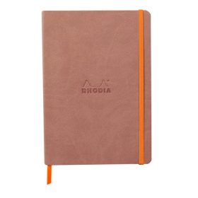   Napló Clairefontaine Rhodiarama A/5 80 lapos ponthálós puha fedeles, gumis, rózsafa