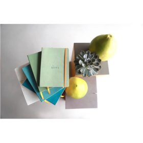   Napló Clairefontaine Rhodiarama A/5 80 lapos ponthálós puha fedeles, gumis, vízkék