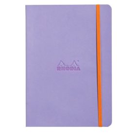   Napló Clairefontaine Rhodiarama A/5 80 lapos vonalas puha fedeles, gumis, írisz