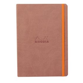   Napló Clairefontaine Rhodiarama A/5 80 lapos vonalas puha fedeles, gumis, rózsafa