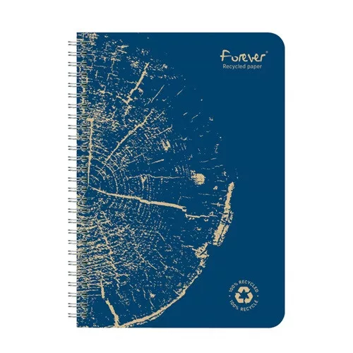 Spirálfüzet Clairefontaine Forever Premium A/5 60 lapos, vonalas