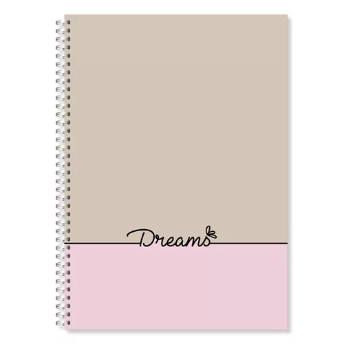 Spirálfüzet pd Uniwords A/4-80 lapos vonalas