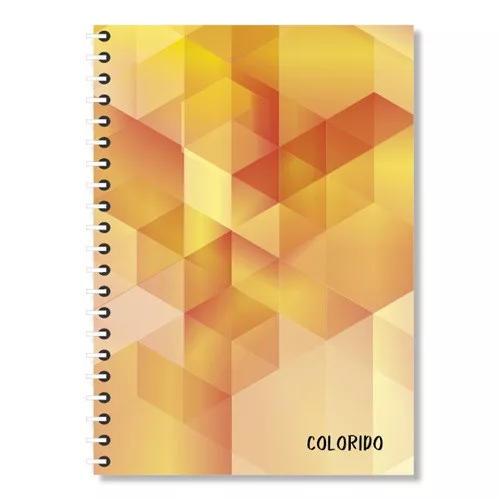 Spirálfüzet pd Colorido A/4-200 lapos többtantárgyas