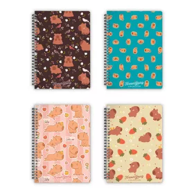 Spirálfüzet Forever Young A/5 kockás Capybara