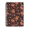 Spirálfüzet Forever Young A/5 kockás Capybara