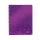 Spirálfüzet Leitz A/5 Wow vonalas lila