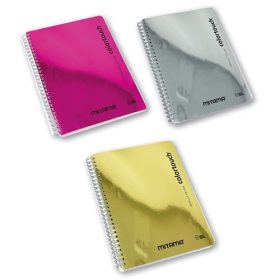   Jegyzetfüzet spirálos Mitama, 18,5x24cm, 90 lapos, 80gr., 5mm négyzethálós, SPECIAL GLAMOUR